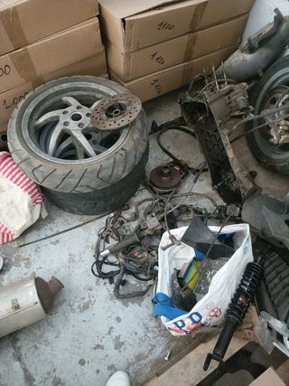 Lote Piaggio nrg horquillas 