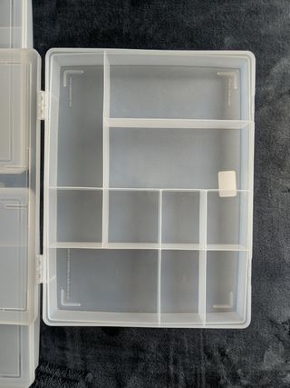 Pack 3 cajas menaje organización, 40x30x5cm