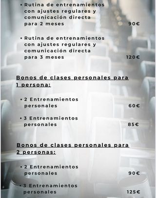 Entrenadora personal