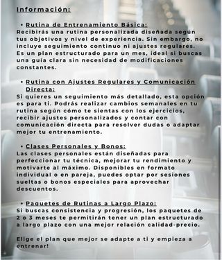 Entrenadora personal