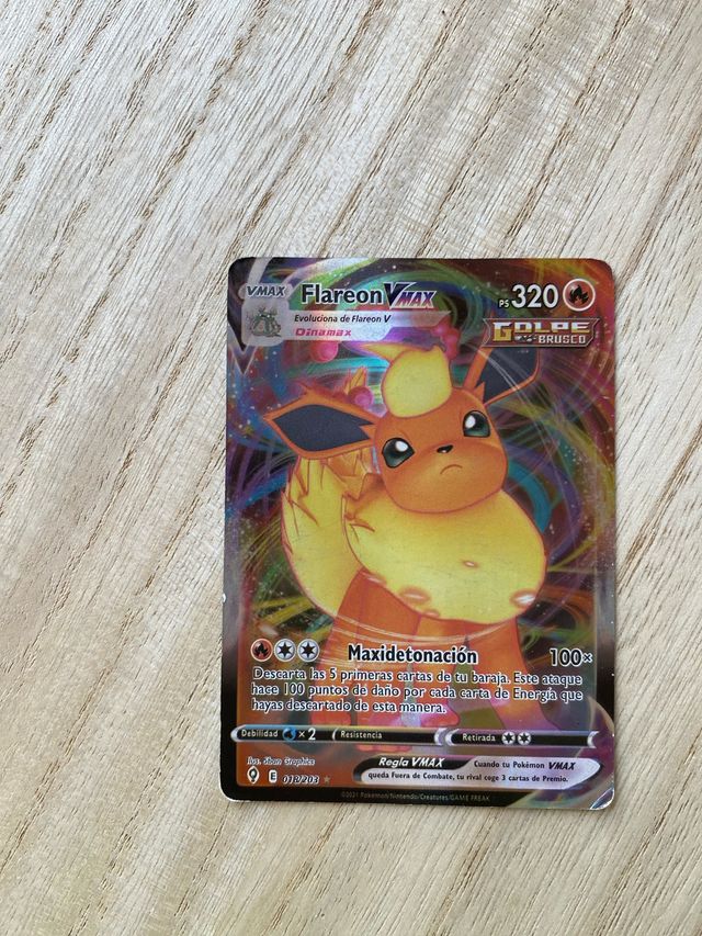 Carta Pokémon coleccionista