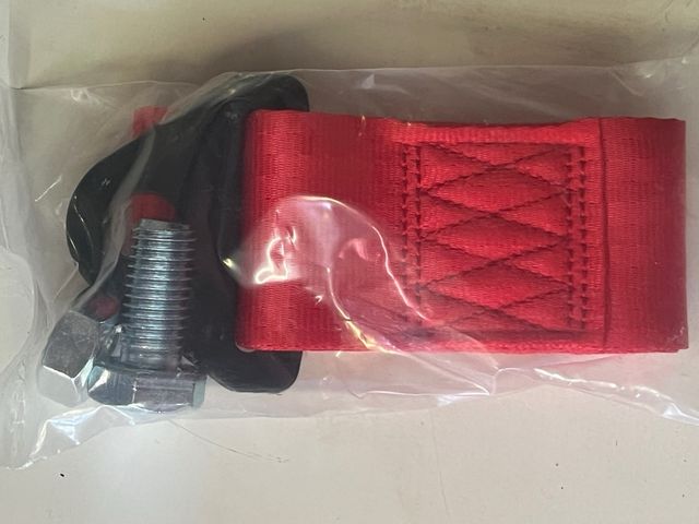 Gancho remolque Tow hook RRS red