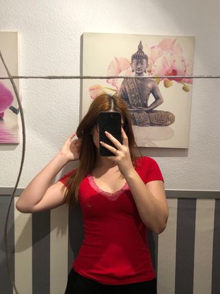 Camiseta encaje