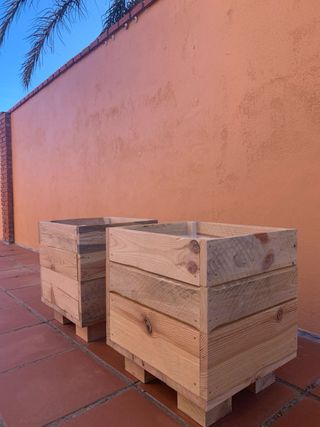 Macetas de madera
