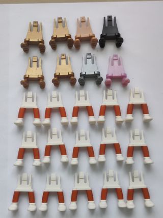 Lote piernas para falda Playmobil.