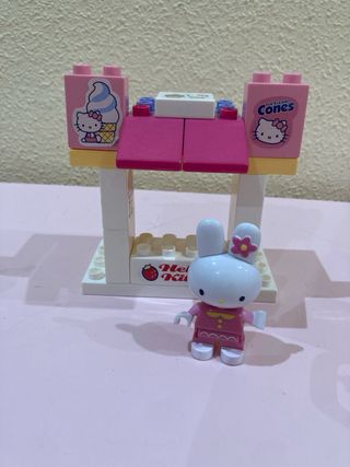 Lego Hello Kitty Heladería y coche.