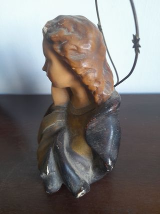 Recuerdo de lourdes , marquito virgen y estatuita