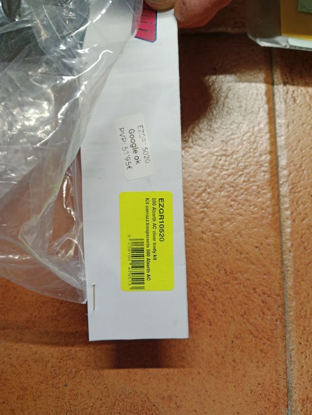 Carrocería Abarth 500 ac Nueva.para 1/10