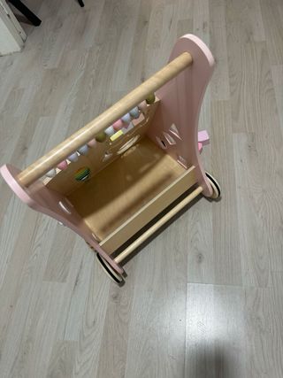 Andador de bebé de madera montessori