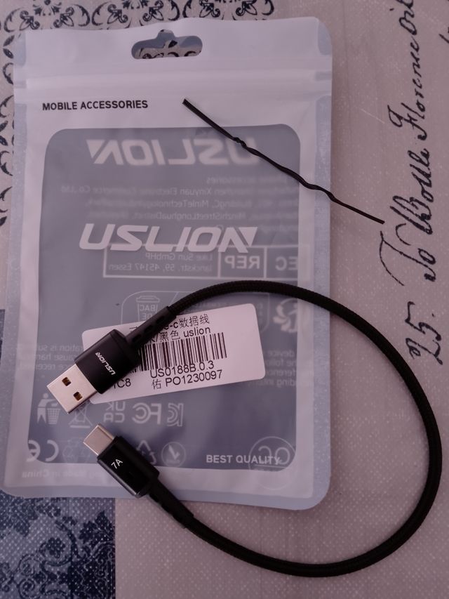 Cable USB a C teléfono móvil Nuevo