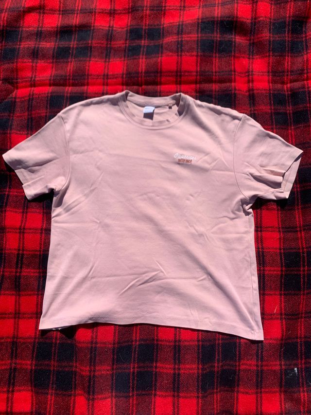 Camiseta Rosa 100% Algodón Bershka