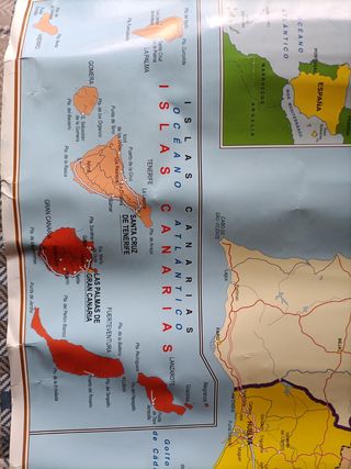 Mapa Físico de España 