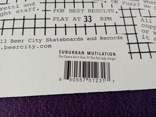 Suburban Mutilation - The opera - vinilo azul
