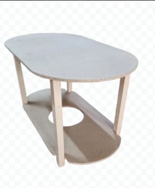 Mesa camilla ovalada