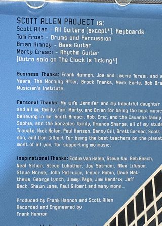 Scott Allen Project - what lies beyond words CD