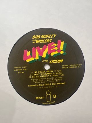 Vinilo bob marley and the wailers