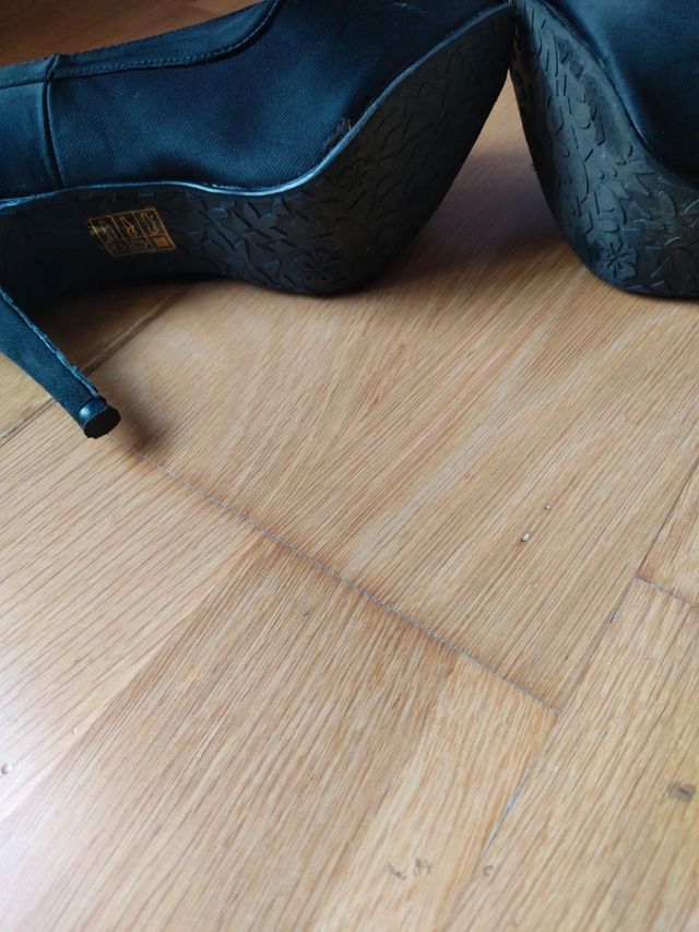Zapatos tacon negro 38
