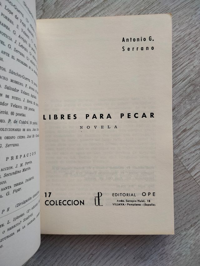 Libres para pecar