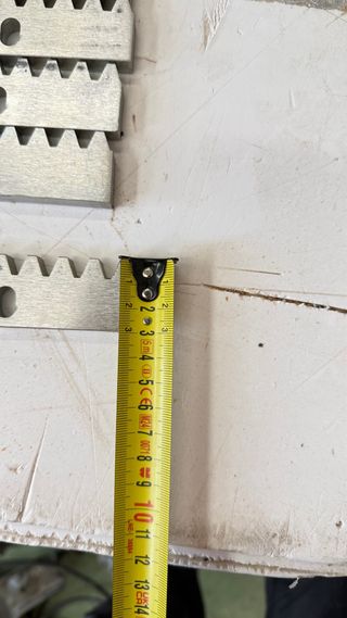 Guias puerta corredera 8 unidades de 50cm