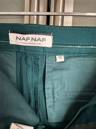 Pantalón de vestir color verde azulado