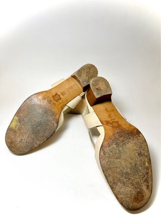 Zapatos de tacón vintage, Talla 37, LEER