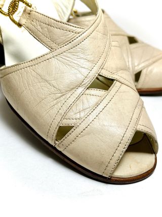 Zapatos de tacón vintage, Talla 37, LEER