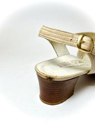 Zapatos de tacón vintage, Talla 37, LEER