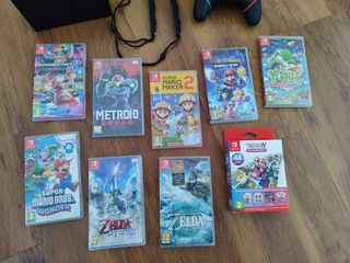 Nintendo switch + 10 juegos