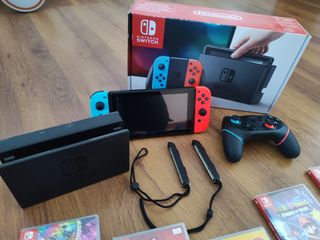 Nintendo switch + 10 juegos