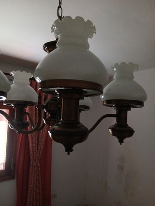 Lámpara vintage antigua 