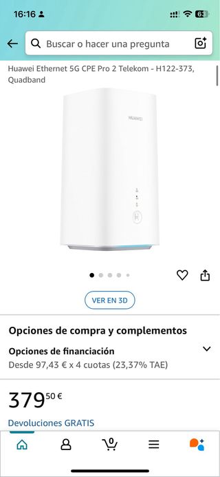Router 5G/4G Huawei H122-373