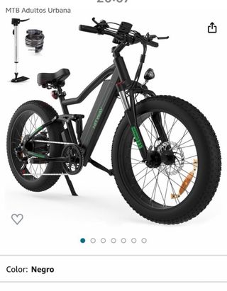 Bicicleta electrica fat 26 hitway