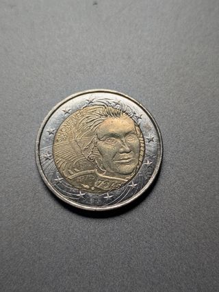 Moneda de 2€ conmemorativa Francia 2018