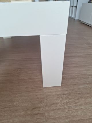 Tavolo in legno massello bianco