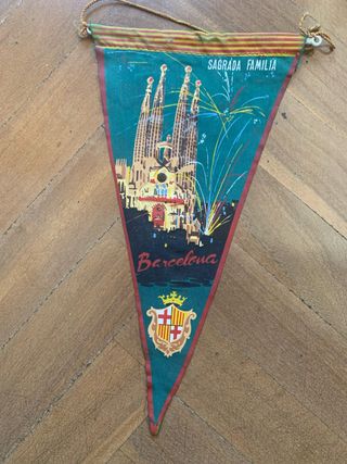 Banderín souvenir Barcelona