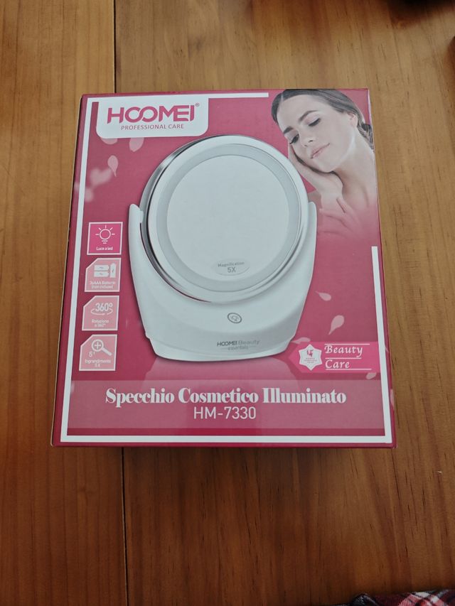 Espejo iluminacion cara 