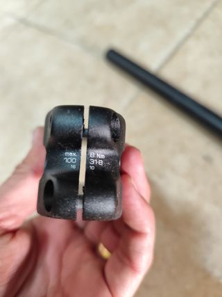 Potencia y manillar bicicleta