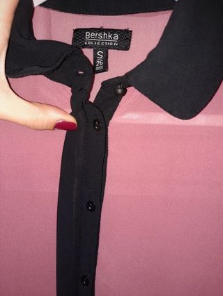 Blusa transparencia