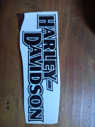 Lote pegatinas Harley-Davidson en metal y vinilo