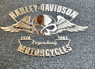 Lote pegatinas Harley-Davidson en metal y vinilo