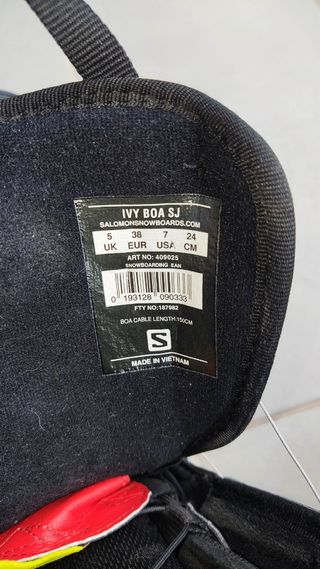 Botas snow Salomon Ivy boa 38