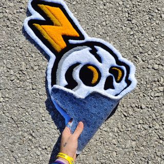 Tappeto teschio old school