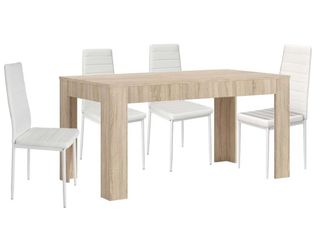 Mesa de comerdor extensible + 4 sillas