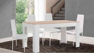 Mesa de comerdor extensible + 4 sillas
