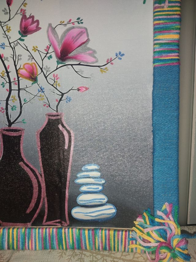 Rebaja Dúo lienzos vasijas originales