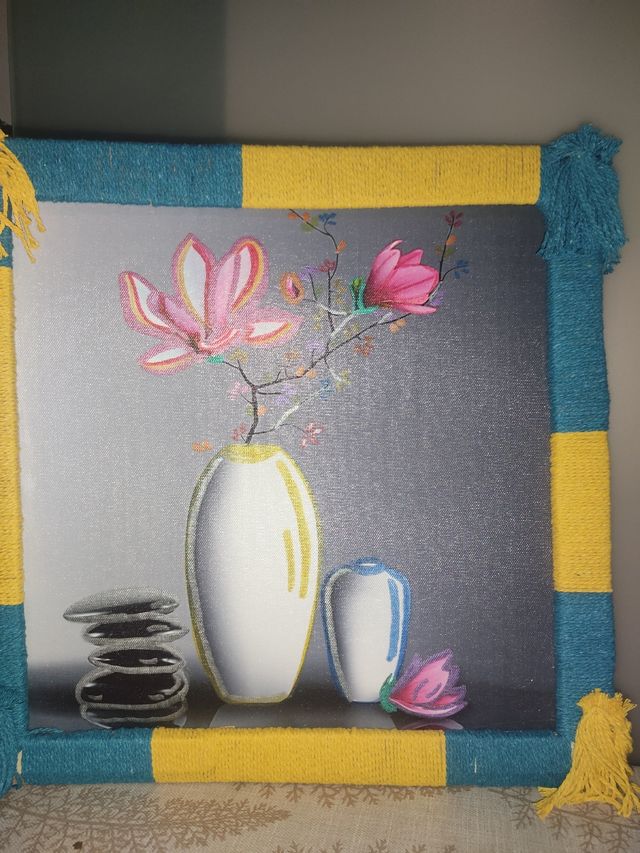 Rebaja Dúo lienzos vasijas originales