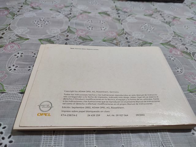 Manual Opel Corsa 2002