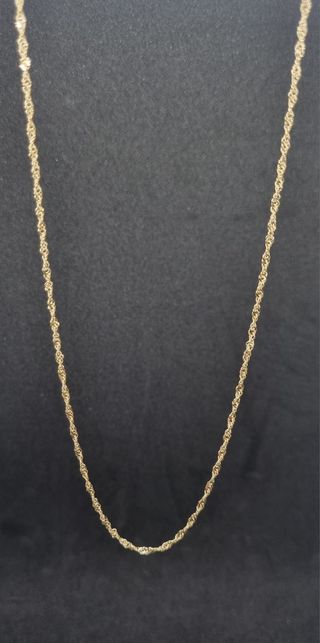  Cadena Singapour de oro 18k, 2.09gr, 40cms. 