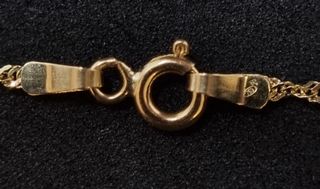 Cadena Singapour de oro 18k, 2.09gr, 40cms. 