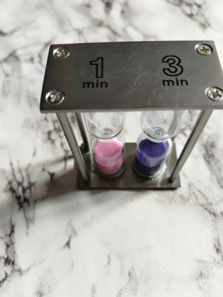 Clessidre da thè con sabbia colorata 